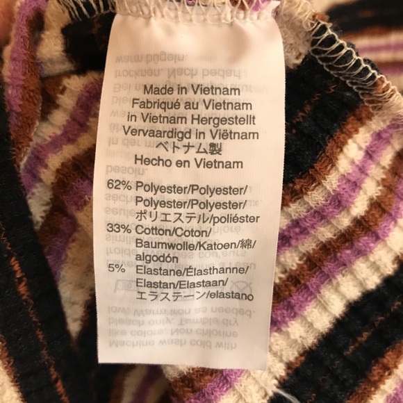 XL Madewell Striped Long Sleeve Shirt - Picture 4 of 4